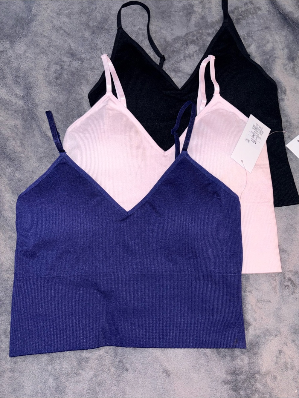 Urban Planet Ribbed V-Neck Crop Cami